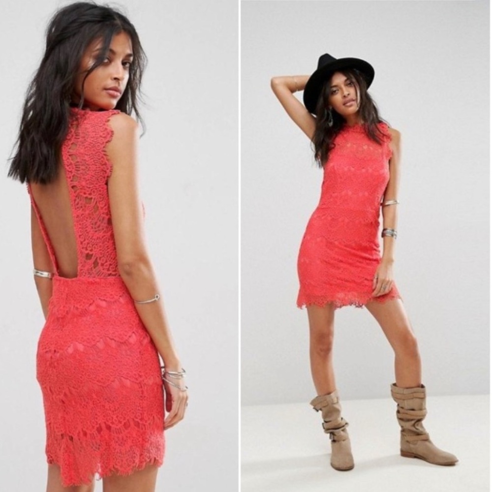 NWT Free People bodycon lace dress